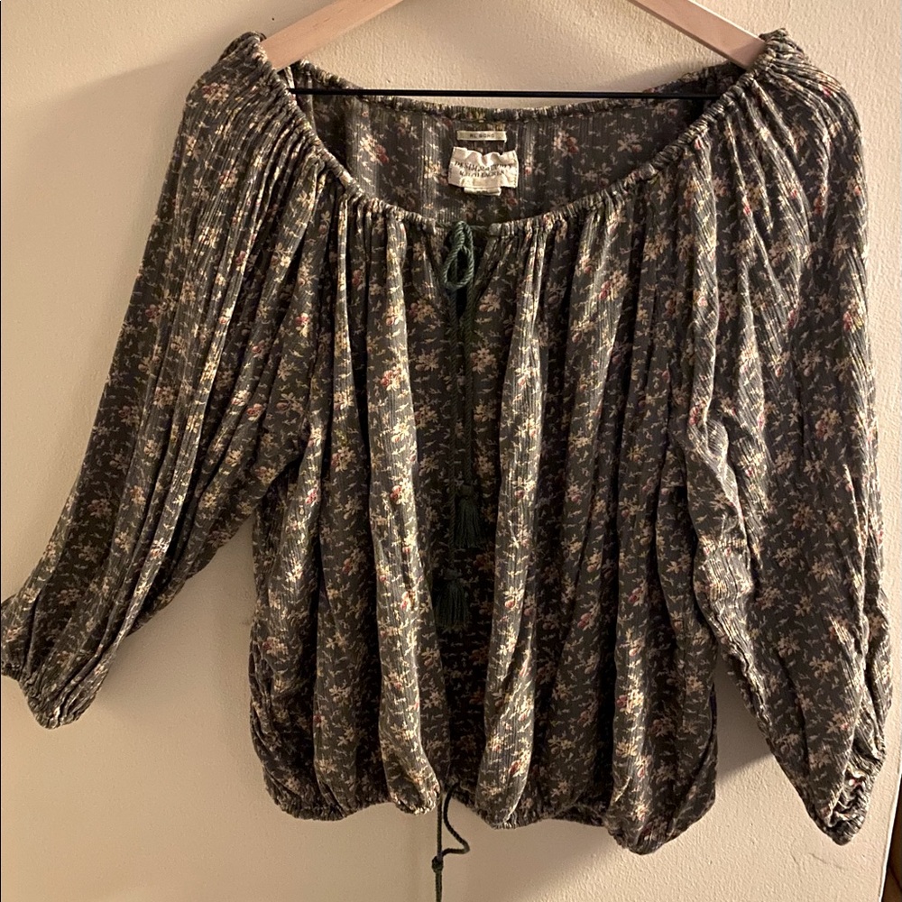 Floral BoHo Blouse
